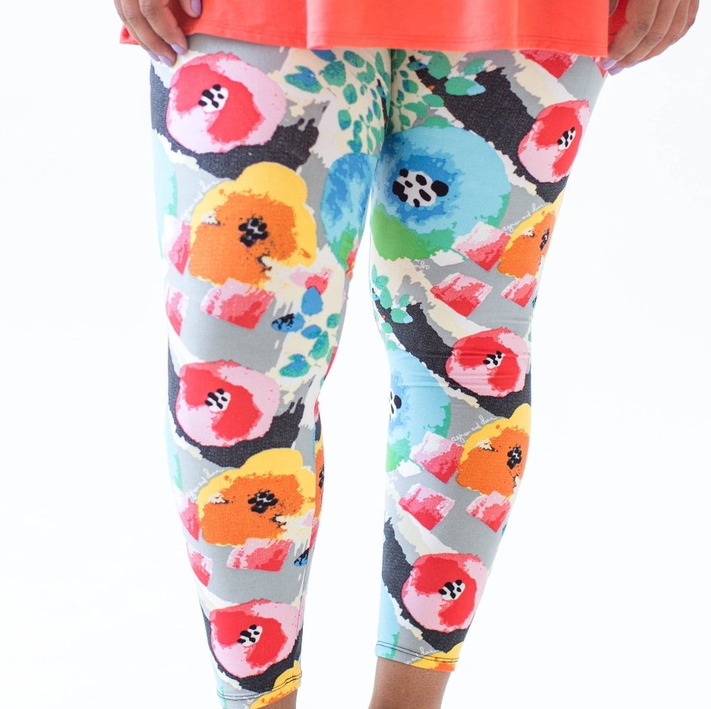 Floral Leggings in Small/Medium by Agnes & Dora